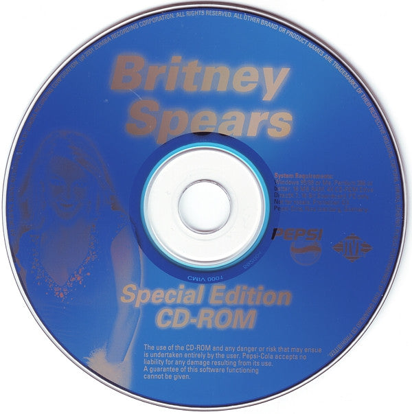 Britney Spears : Special Edition CD-Rom (Plus "Stronger" Remix) (CD-ROM, Single, Enh, Promo, Car)
