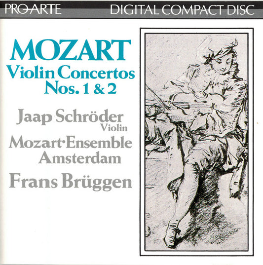 Wolfgang Amadeus Mozart, Jaap Schröder, Mozart-Ensemble Amsterdam, Frans Brüggen : Violin Concertos Nos. 1 & 2 (CD, RM)