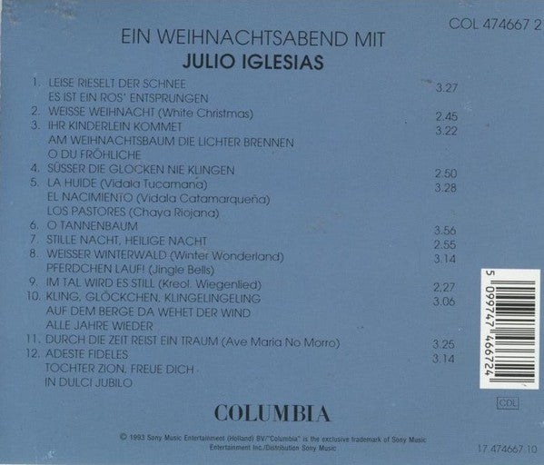 Julio Iglesias : Ein Weihnachtsabend Mit Julio Iglesias (CD, Album, RE)