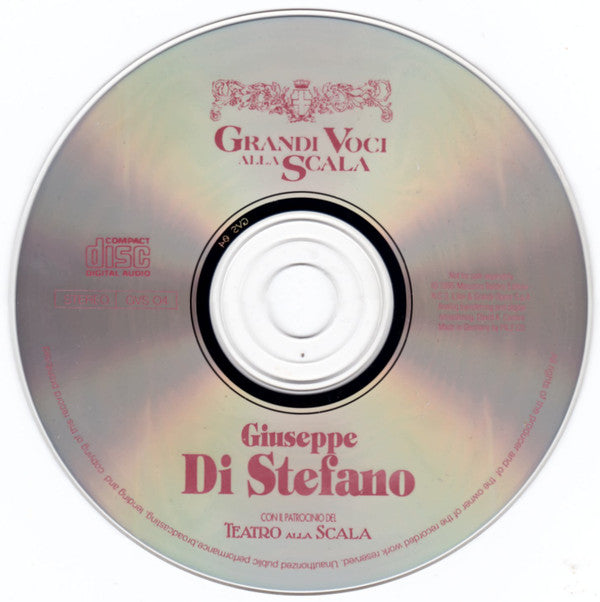 Giuseppe di Stefano : Grandi Voci Alla Scala (CD, Comp)