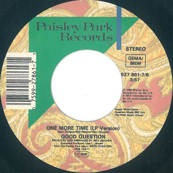 Good Question : Got A New Love (7", Single)