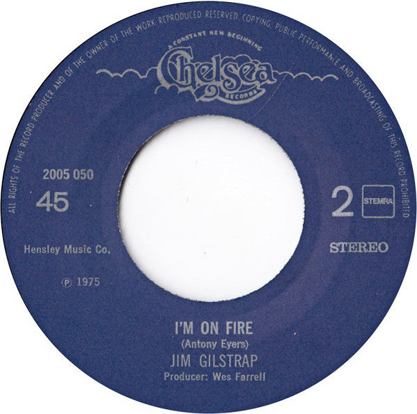 Jim Gilstrap : I'm On Fire (7", Single)
