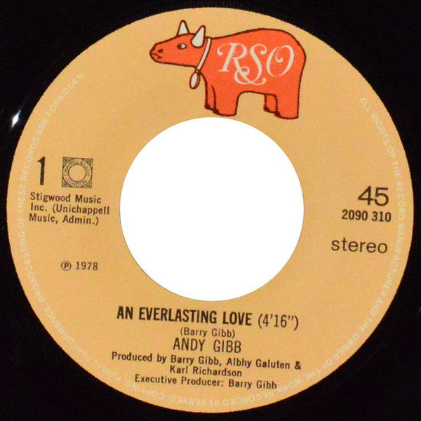 Andy Gibb : An Everlasting Love (7", Single)