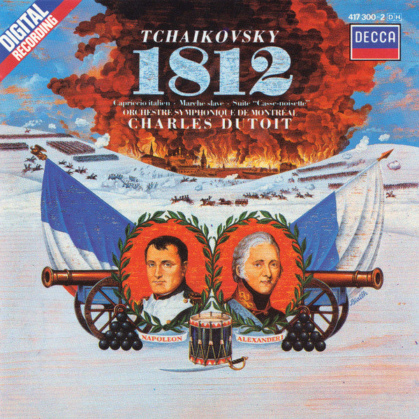 Pyotr Ilyich Tchaikovsky, Orchestre Symphonique De Montréal, Charles Dutoit : 1812 Overture • Capriccio Italien • The Nutcracker Suite • Marche Slave (CD, Album)