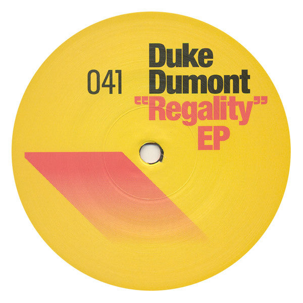 Duke Dumont : Regality EP (12", EP)