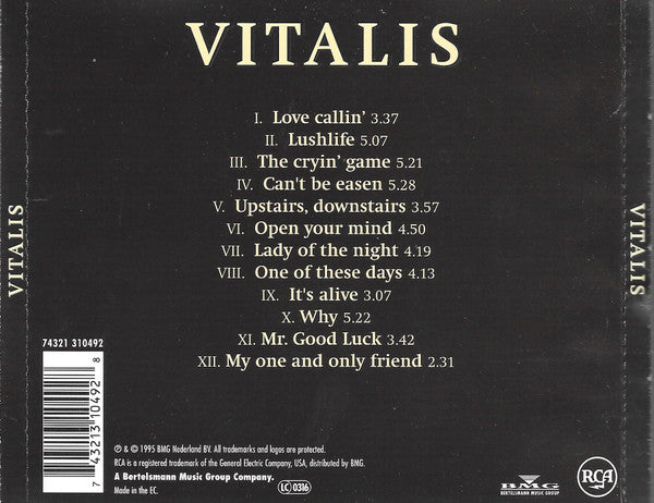 Vitalis : Vitalis (CD, Album)