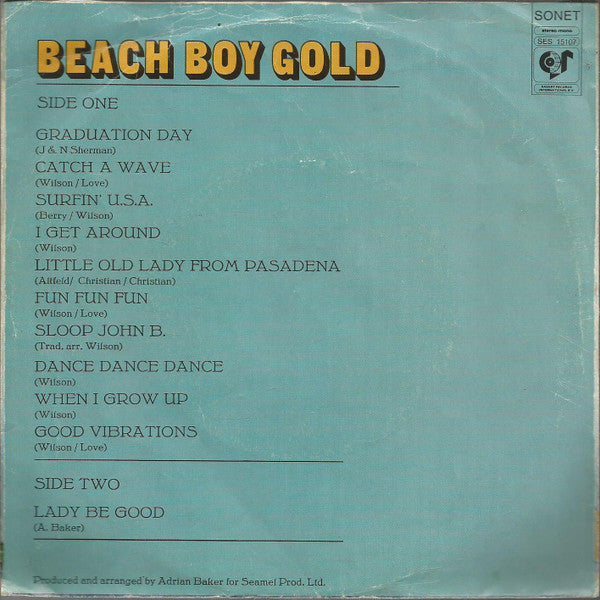 Gidea Park : Beach Boy Gold (7", Single)