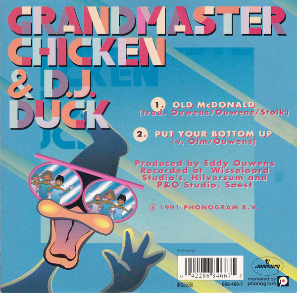 Grandmaster Chicken & D.J. Duck : Old MacDonald (7", Single)