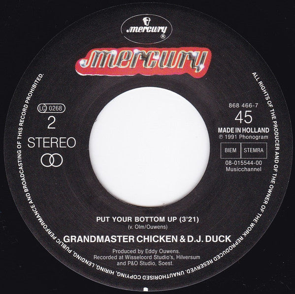 Grandmaster Chicken & D.J. Duck : Old MacDonald (7", Single)