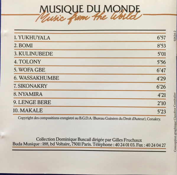 Wofa ! : Guinée: Percussions & Chants De La Basse-Côte = Rhythms And Songs From The Coastal Region Of Guinea (CD, Album)