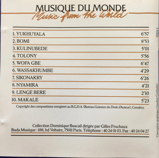 Wofa ! : Guinée: Percussions & Chants De La Basse-Côte = Rhythms And Songs From The Coastal Region Of Guinea (CD, Album)