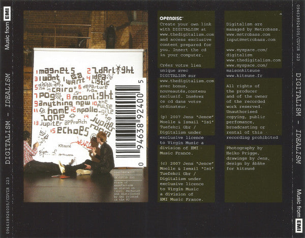Digitalism : Idealism (CD, Album, Enh)