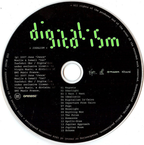 Digitalism : Idealism (CD, Album, Enh)