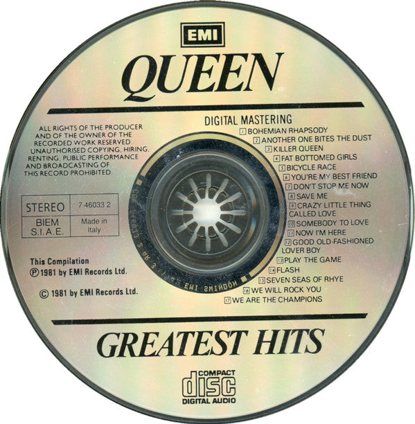 Queen : Greatest Hits (CD, Comp, RE)