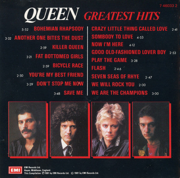 Queen : Greatest Hits (CD, Comp, RE)