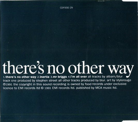 Blur : There's No Other Way (CD, Single)