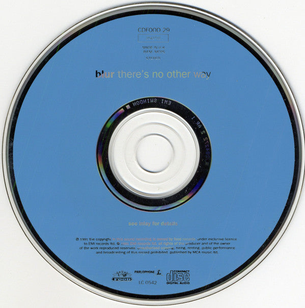 Blur : There's No Other Way (CD, Single)