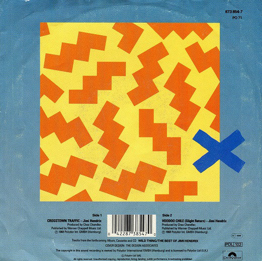 Jimi Hendrix : Crosstown Traffic (7", Single)