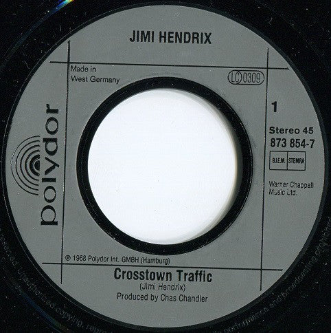 Jimi Hendrix : Crosstown Traffic (7", Single)