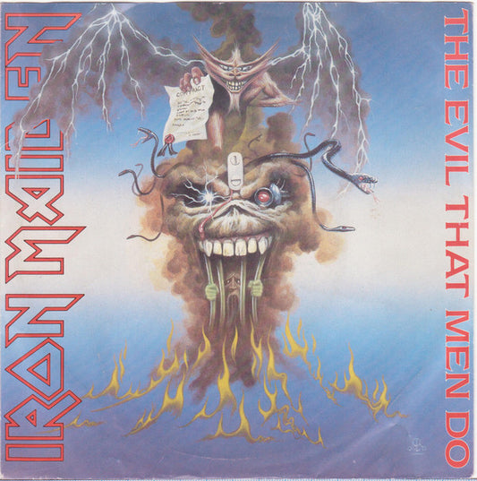 Iron Maiden : The Evil That Men Do (7", Single)