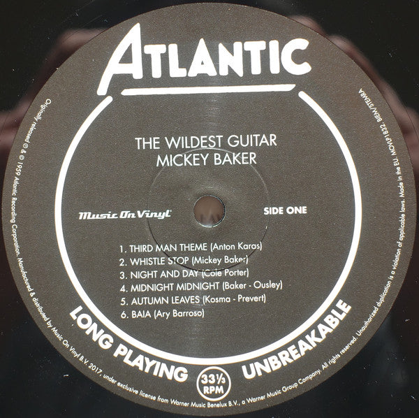 Mickey Baker : The Wildest Guitar (LP, Album, RE)
