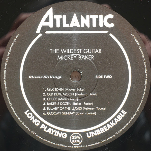 Mickey Baker : The Wildest Guitar (LP, Album, RE)