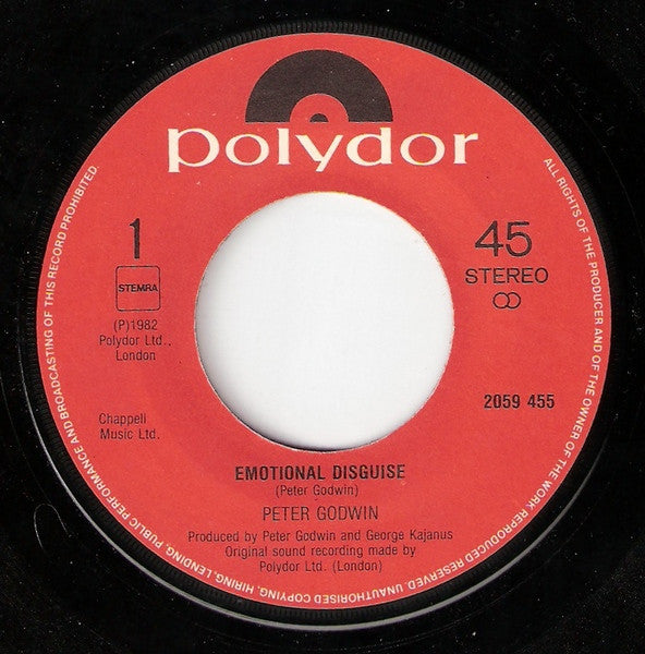 Peter Godwin : Emotional Disguise (7", Single)