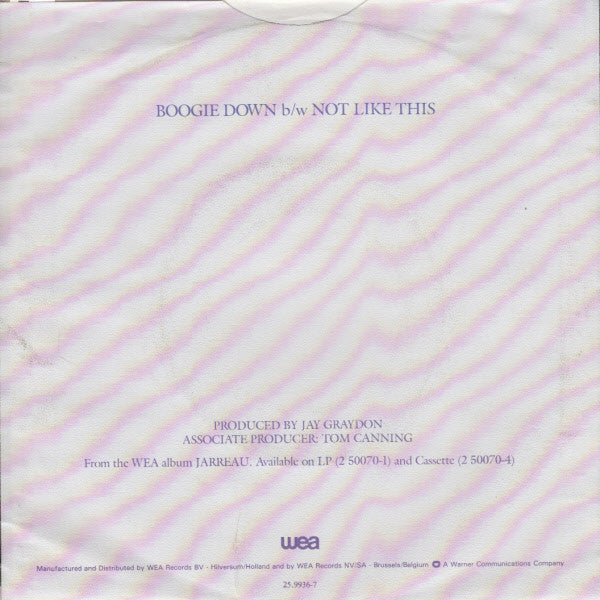 Al Jarreau : Boogie Down (7")