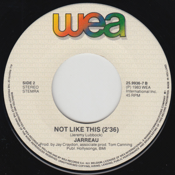 Al Jarreau : Boogie Down (7")