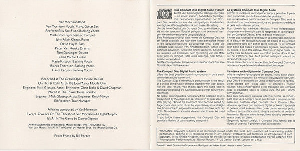 Van Morrison : Live At The Grand Opera House Belfast (CD, Album, RE)