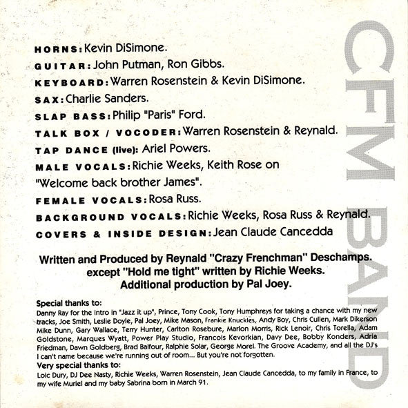C.F.M. Band : CFM Band (CD, Album)