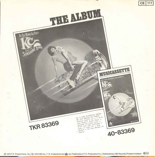 KC & The Sunshine Band : Please Don't Go (7", Single)