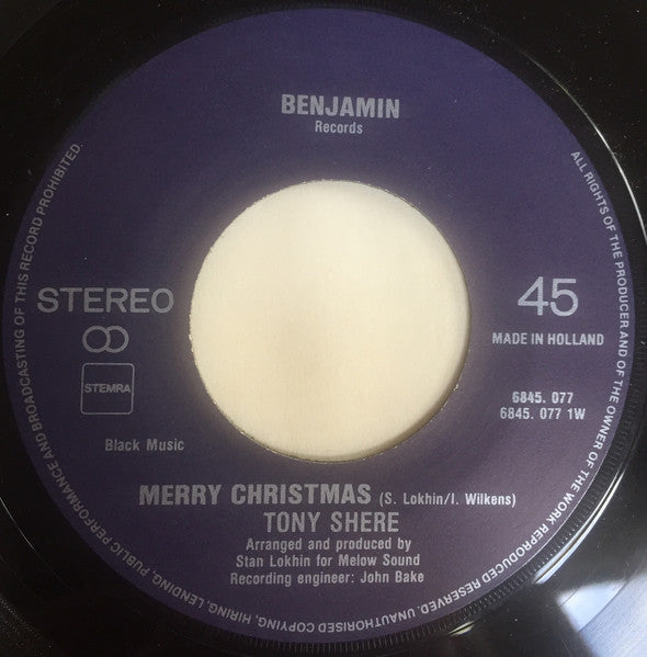 Tony Shere : Merry Christmas (7", Single)