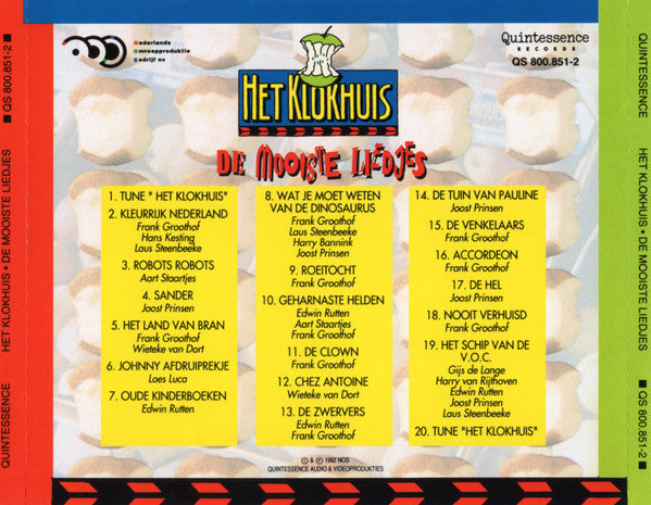 Het Klokhuis* : De Mooiste Liedjes (CD)