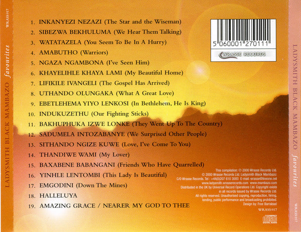 Ladysmith Black Mambazo : Favourites (CD, Comp)