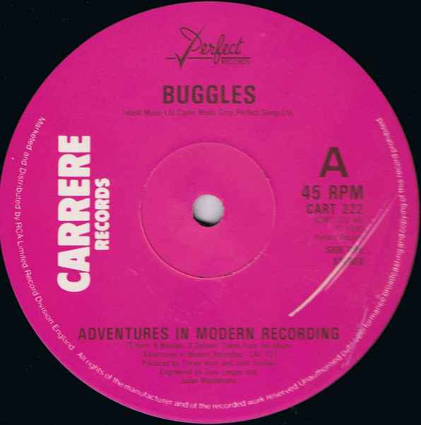 The Buggles : Adventures In Modern Recording (12", Single)