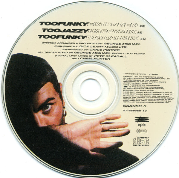 George Michael : Too Funky (CD, Maxi)