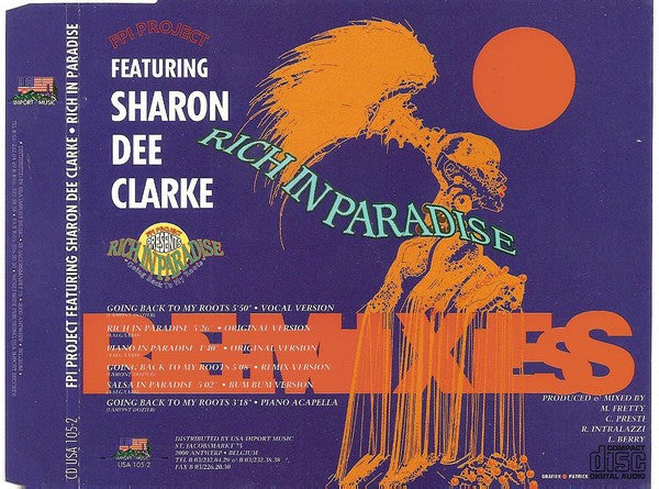 FPI Project Featuring Sharon Dee Clarke : Rich In Paradise (Remixes) (CD, Maxi)