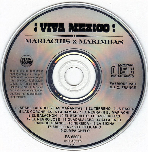 Various : ¡ Viva Mexico! Mariachis & Marimbas (CD, Comp, RE)