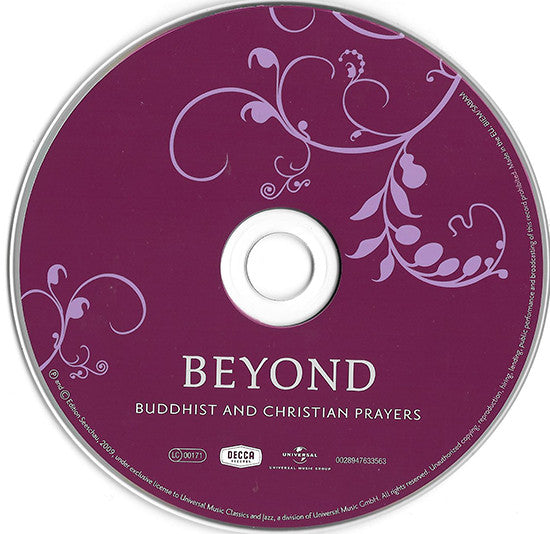 Tina Turner, Regula Curti, Dechen Shak Dagsay : Beyond (Buddhist And Christian Prayers) (CD, Album)