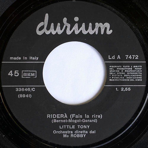 Little Tony : Riderà (7")