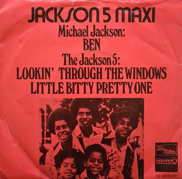Michael Jackson / The Jackson 5 : Jackson 5 Maxi (7", Maxi, Red)