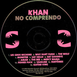 Khan : No Comprendo (CD, Album, Promo)