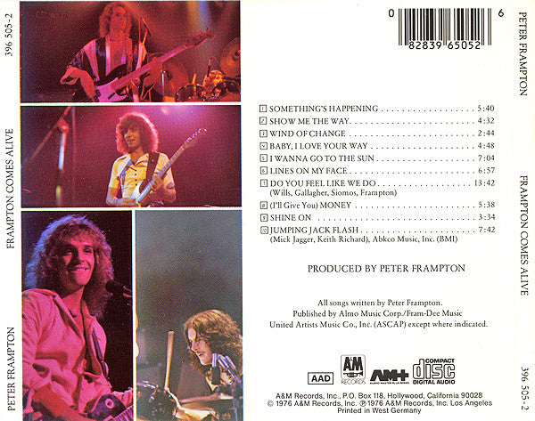 Peter Frampton : Frampton Comes Alive! (CD, Album, RE)