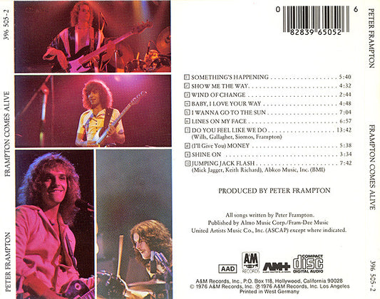 Peter Frampton : Frampton Comes Alive! (CD, Album, RE)