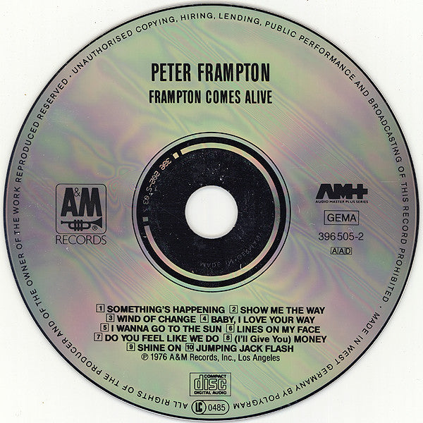 Peter Frampton : Frampton Comes Alive! (CD, Album, RE)