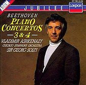Ludwig van Beethoven, Vladimir Ashkenazy, Chicago Symphony Orchestra, Georg Solti : Piano Concertos 3 & 4 (CD, Comp, RM)
