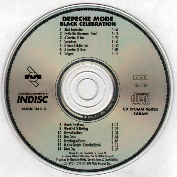 Depeche Mode : Black Celebration (CD, Album, RE)
