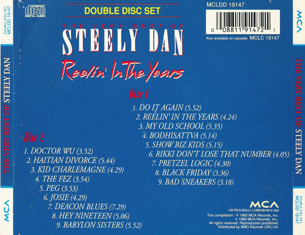 Steely Dan : The Very Best Of Steely Dan - Reelin' In The Years (2xCD, Comp, RE)