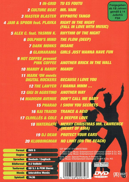 Various : Best Of Dance Now! (DVD-V, Comp, Multichannel)